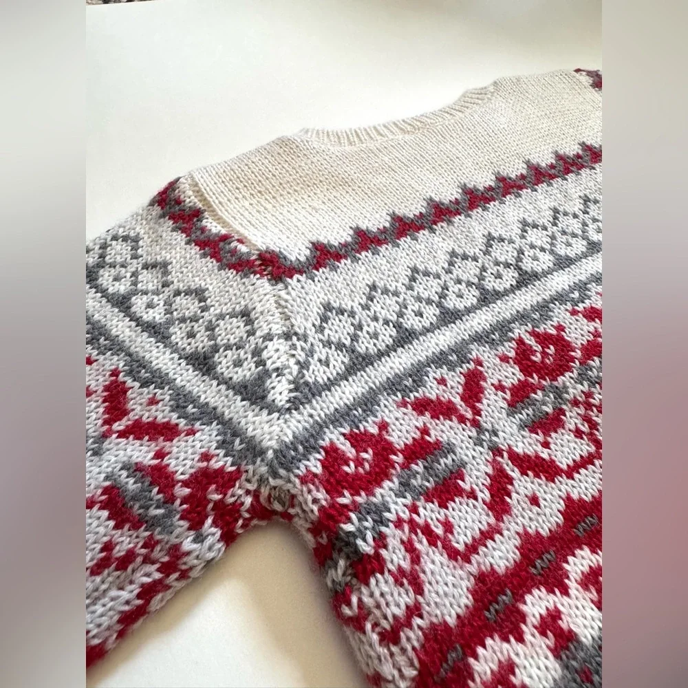 Baby GAP Cream Winter Knit Sweater - Picture 5 of 11